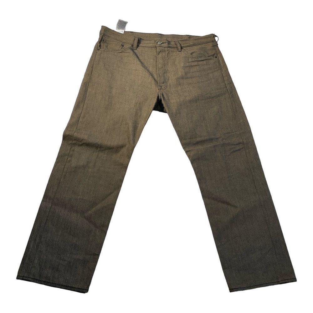 Levi's 501 Men’s Khaki Straight Jeans Pants Mens TAG 40 Fits 40 x 30